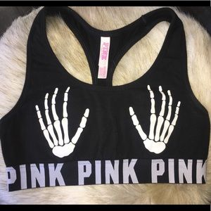 Victoria’s Secret Halloween Skeleton Hands Bra